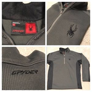 SPYDER quarter zip knit sweater, NWOT